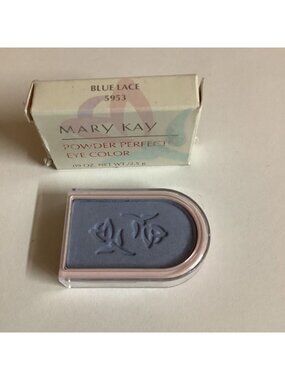 Mary Kay BLUE LACE 5953 Powder Perfect Eye Color Discontinued Rare New